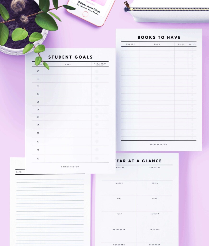10 The Best Printable Student To Do List Planner