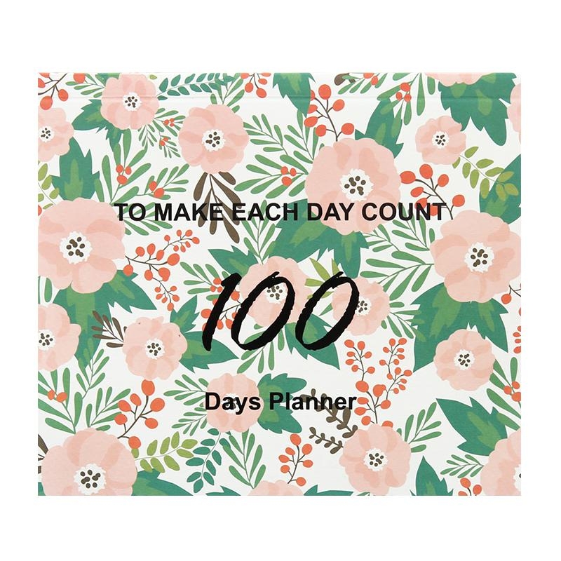 100 Days Planner Student Week Plan Notebook Countd Vicedeal