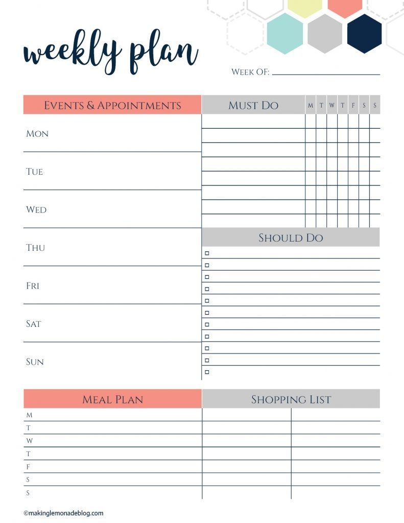 1000 Places To Find Free Planner Printables Blog Master
