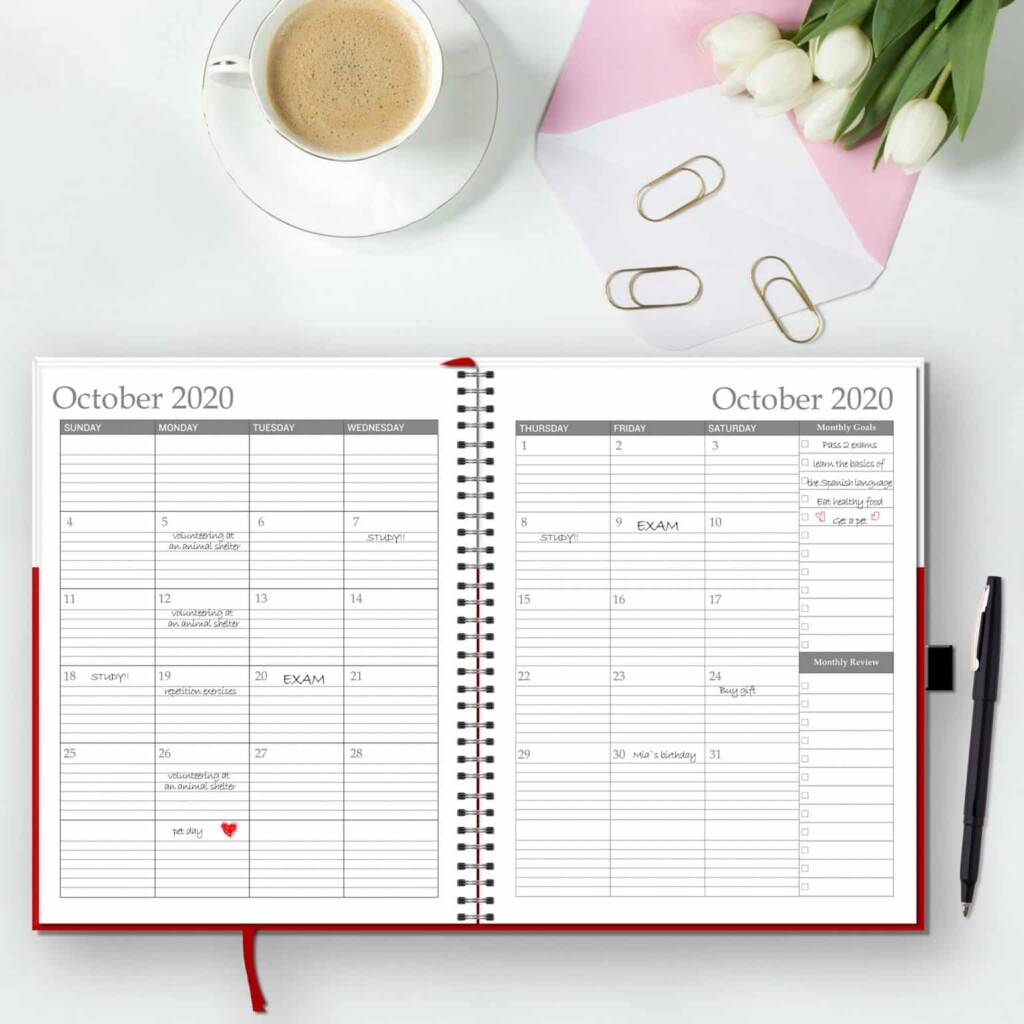 15 minute Increment Planner Weekly And Monthly Planner StriveZen