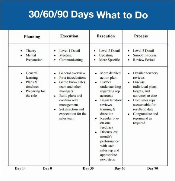 20 90 Day Planner Template
