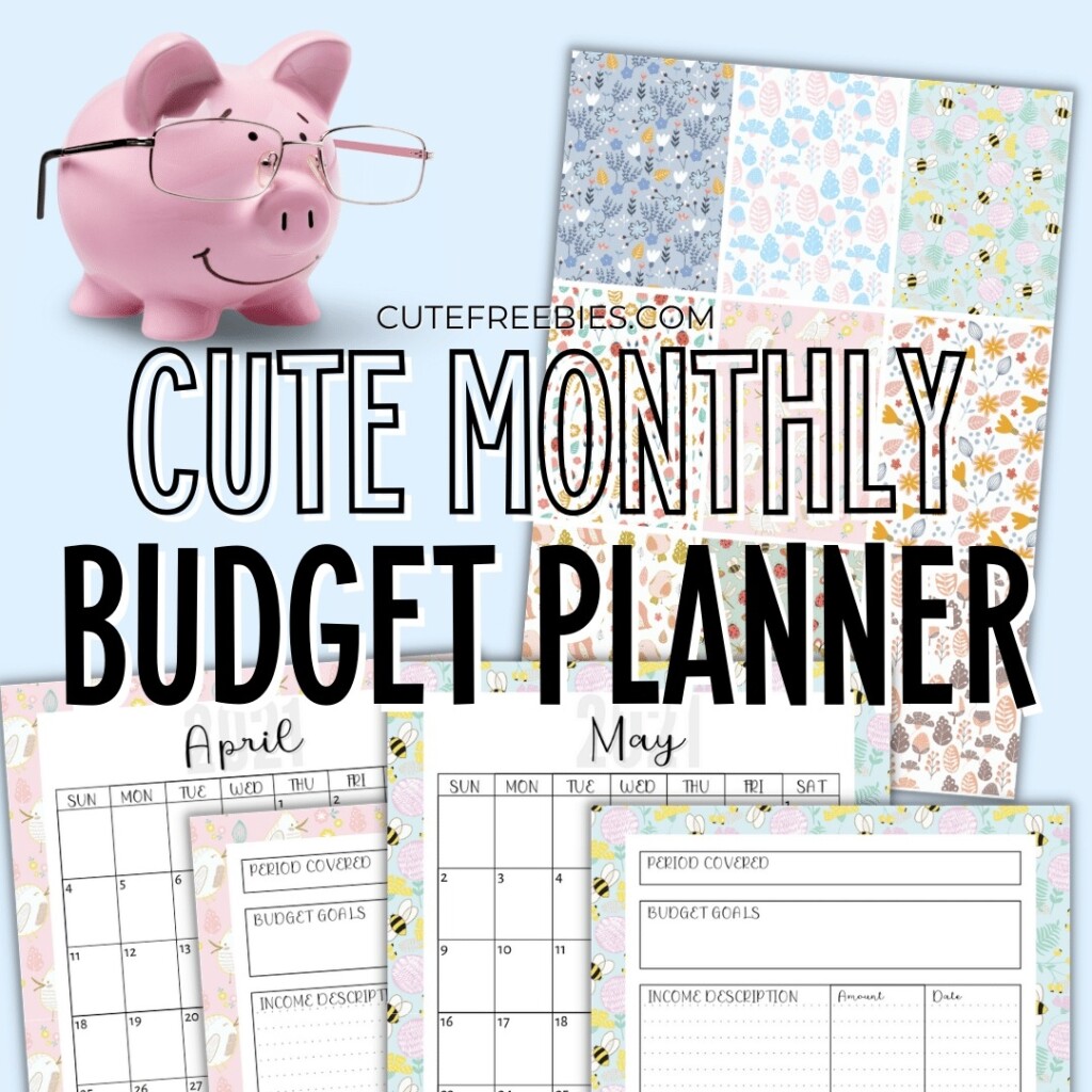 2024 Budget Planner Printable Stefa Lissie