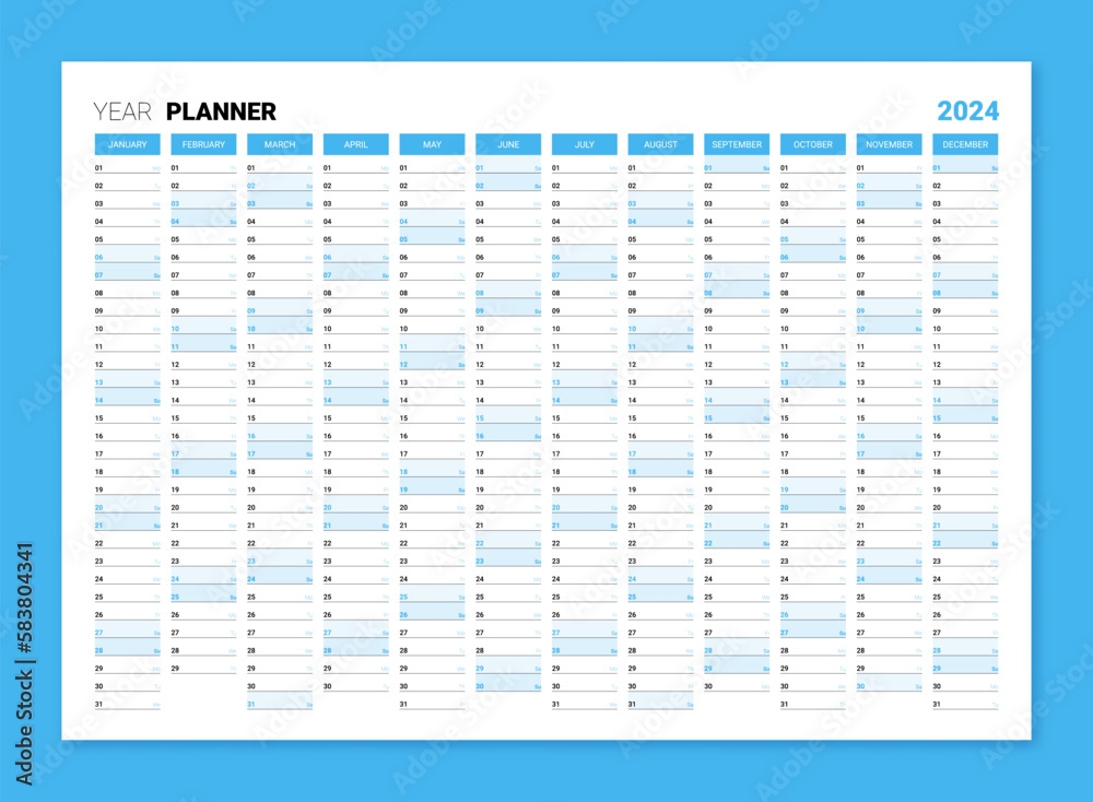 2024 Wall Planner Printable Free Edithe Isabelle