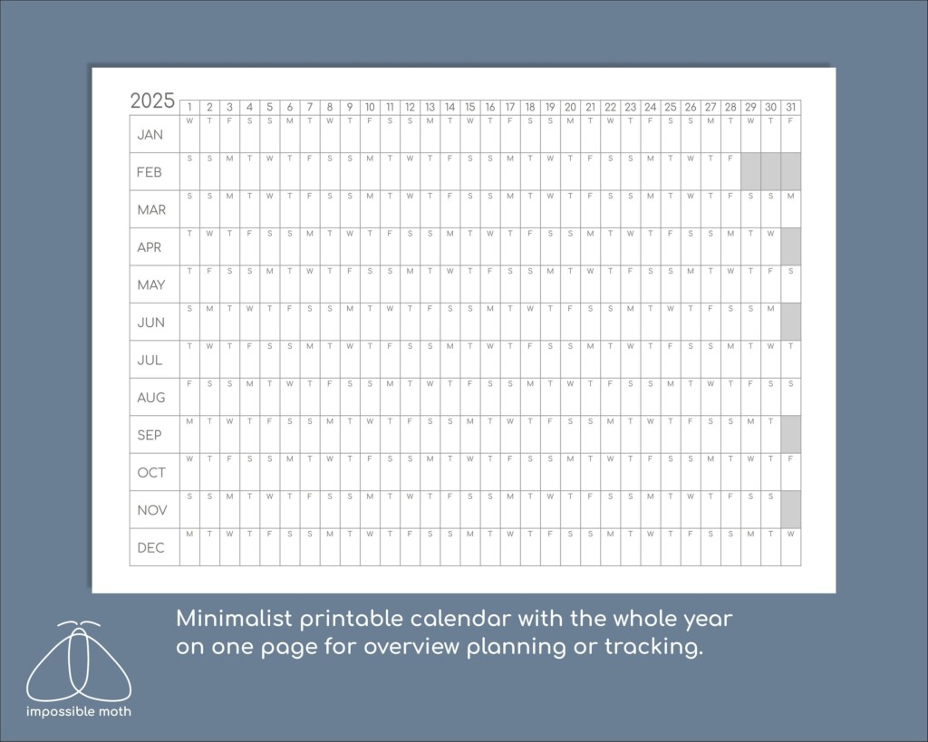 2025 Free Calendar Yearly Planner Printable Free Holly Gellert L 