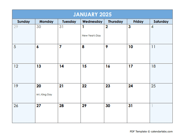 2025 Printable Calendar By Month Pdf Download Pdf Converter Ashley T 