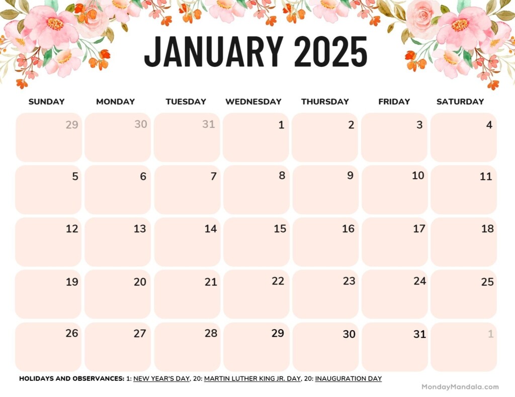 2025 Printable Calendar Free Cute Planner List Of 2025 March Calendar 