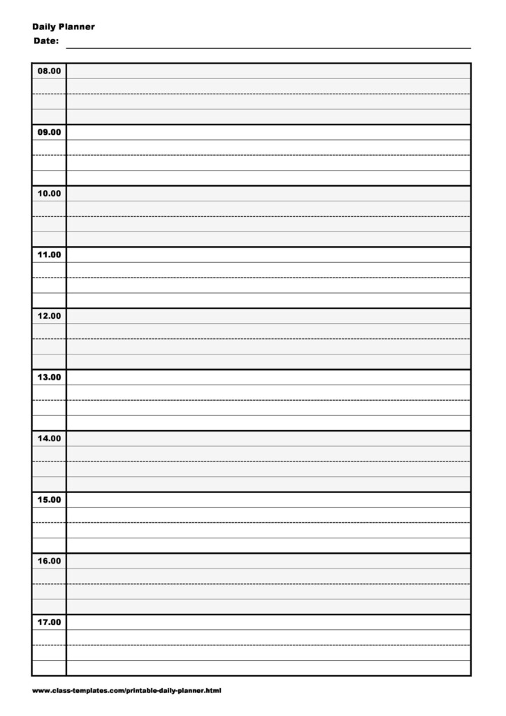 2025 Printable Calendar Free Daily Planner Sheets Hunter Mustafa