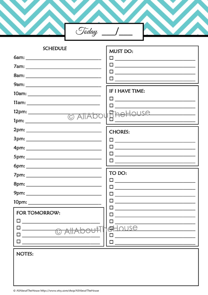 5 Free Printable Daily Planner For Students Template Pdf Best Images 
