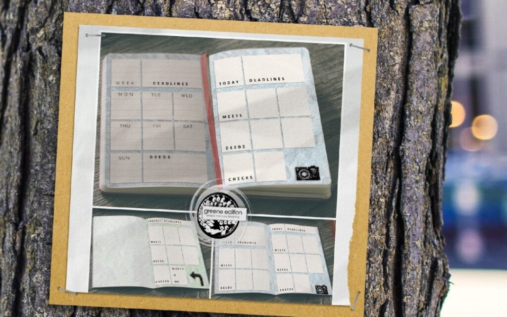 6x8 Planner Page Templates Greene Edition