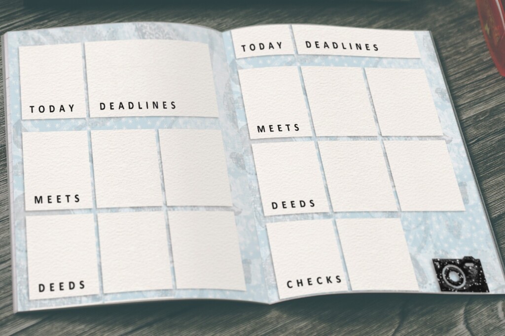 6x8 Planner Page Templates Greene Edition