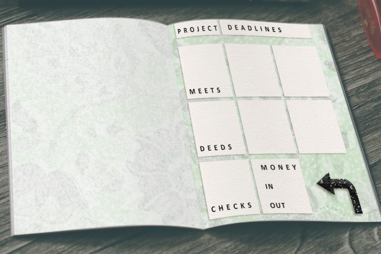 6x8 Planner Page Templates Greene Edition