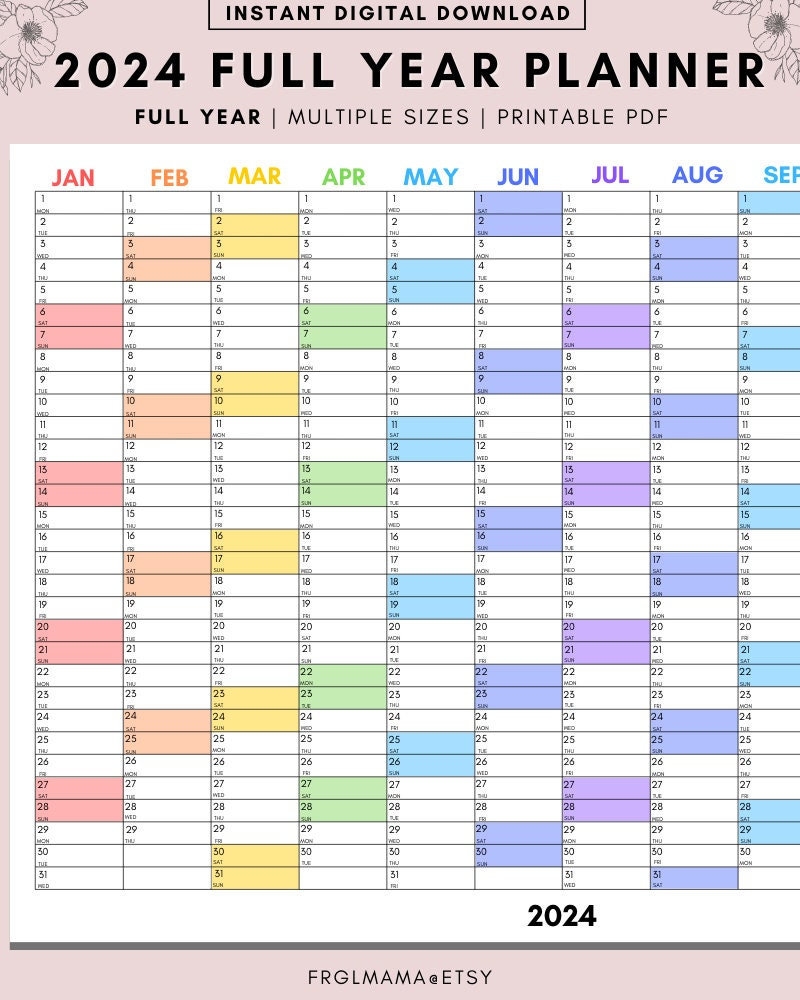 A3 Yearly Planner Template Wholesale Supplier Www rosmaninhoazevedo