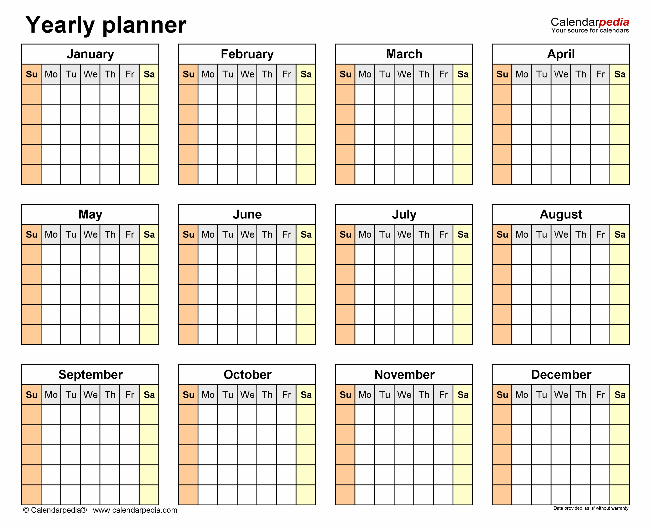 A4 Year Planner 2025 Printable Free Download Bent E Frederiksen