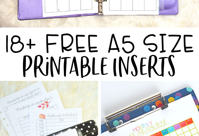 A5 Planner Free Printables Your Guide To Customizable Organization