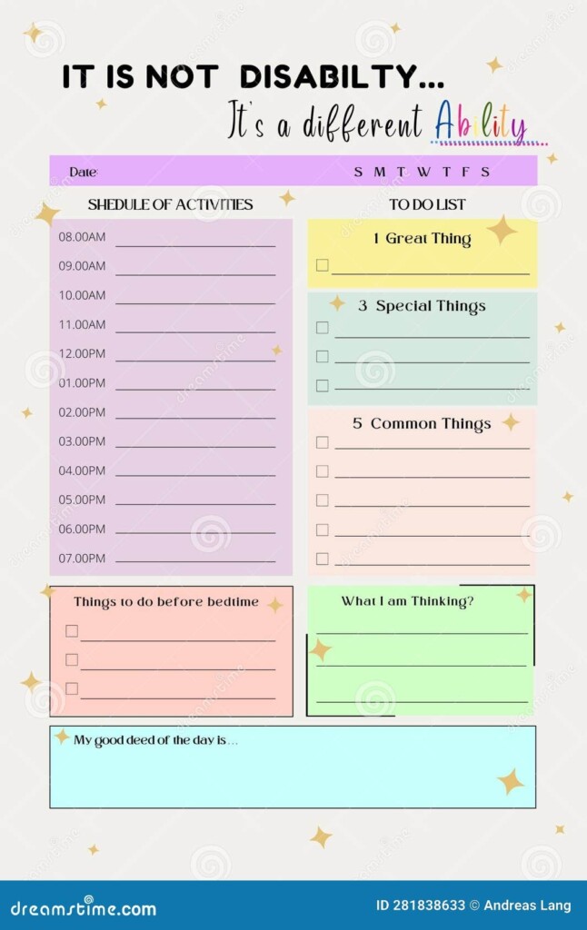 Adhd Planner Adhd Planner Printable Adhd Daily Planne Vrogue co