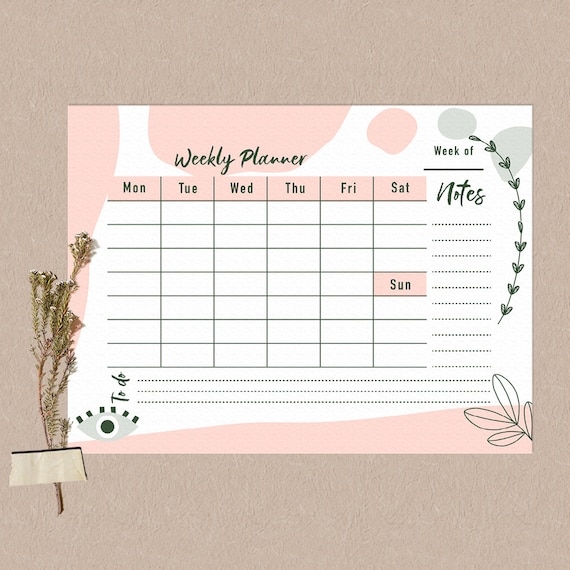 Aesthetic Planner Printable HD