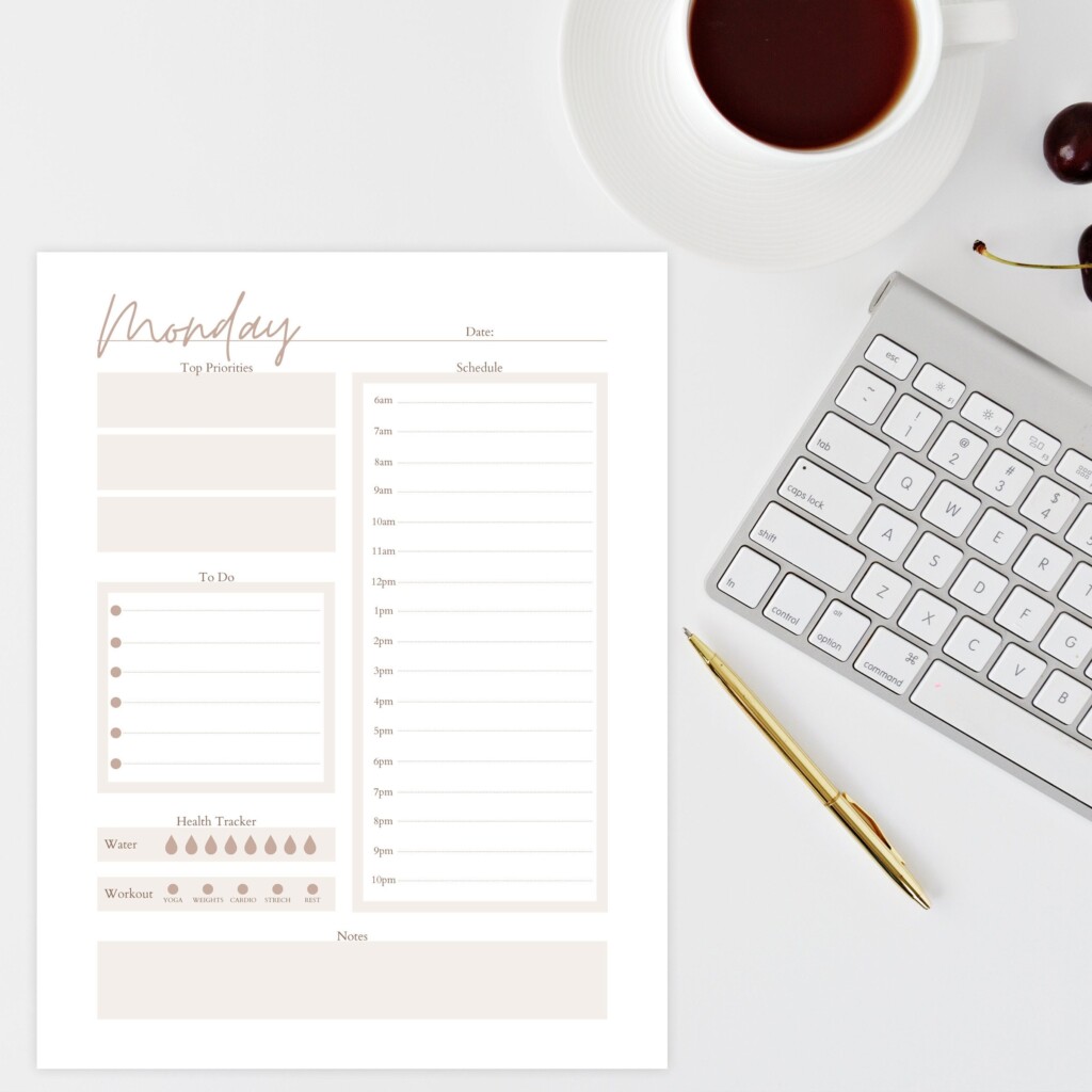 Aesthetic Printable Planner