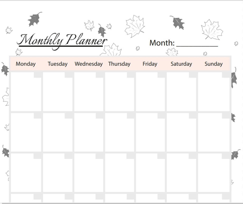 Aesthetic Printable Planner