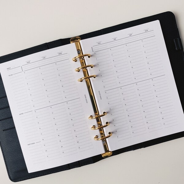 Agenda 52 Planner Etsy