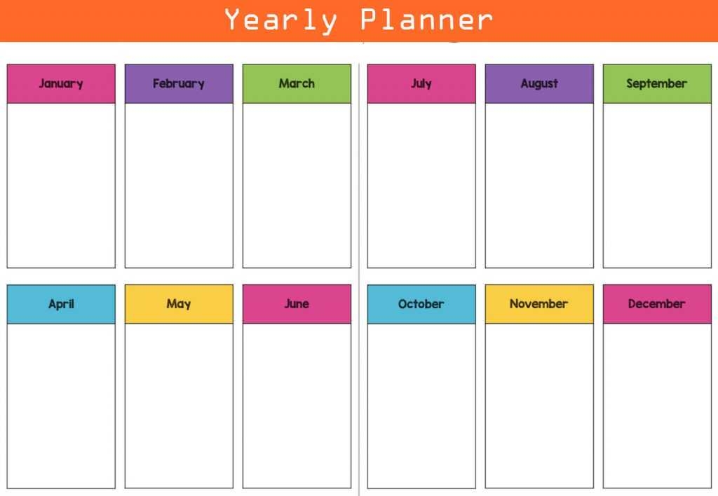 Annual Planner Printable