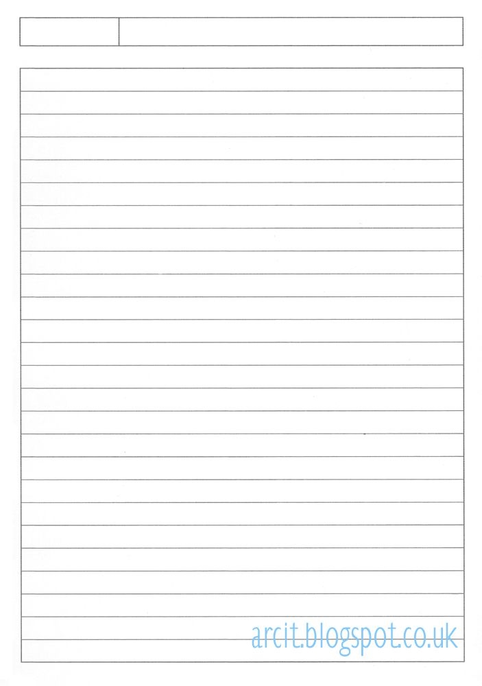 Arc System Planner Printables