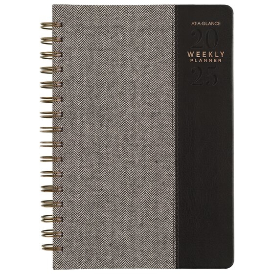 At A Glance Weekly Monthly Planner 2025 Emilie A Hermansen