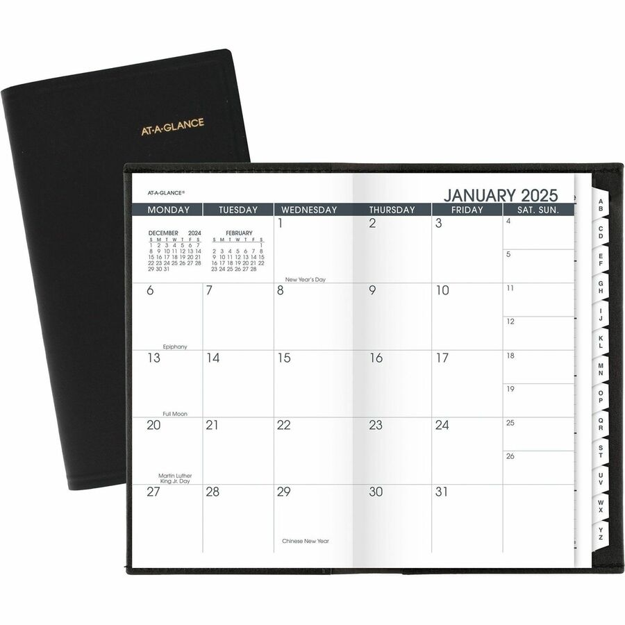 At A Glance Weekly Monthly Planner 2025 Silje C Bang