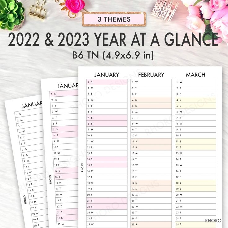 B6 Planner Inserts Printable B6 Inserts B6 Printable B6 2023 2024 