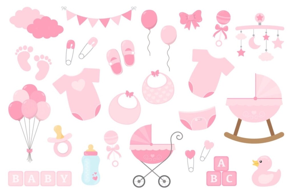 Baby Girl Printable Planner Stickers Etsy