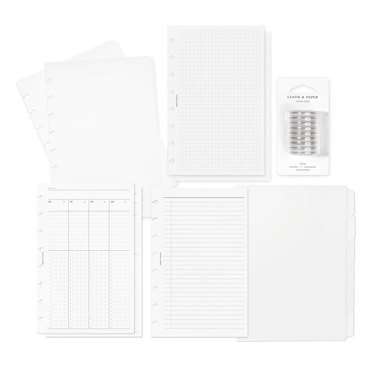 Beginner Planner Bundle Cloth Paper Planner Bundle Planner 