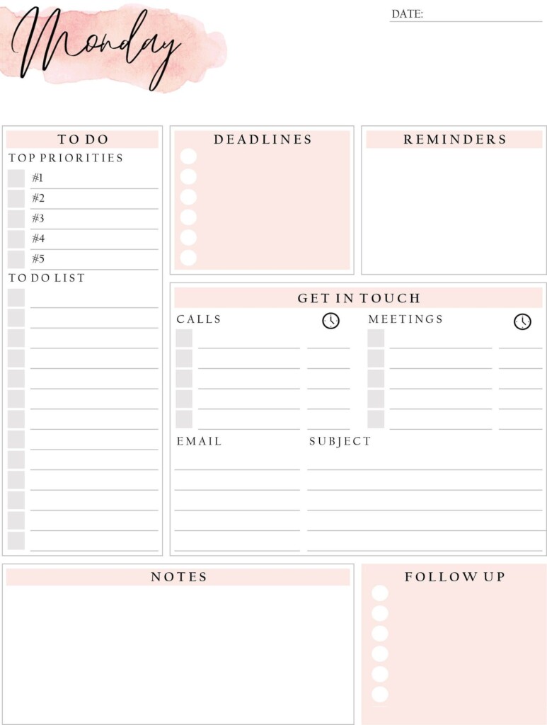 Best Planner Templates At Frances Wells Blog