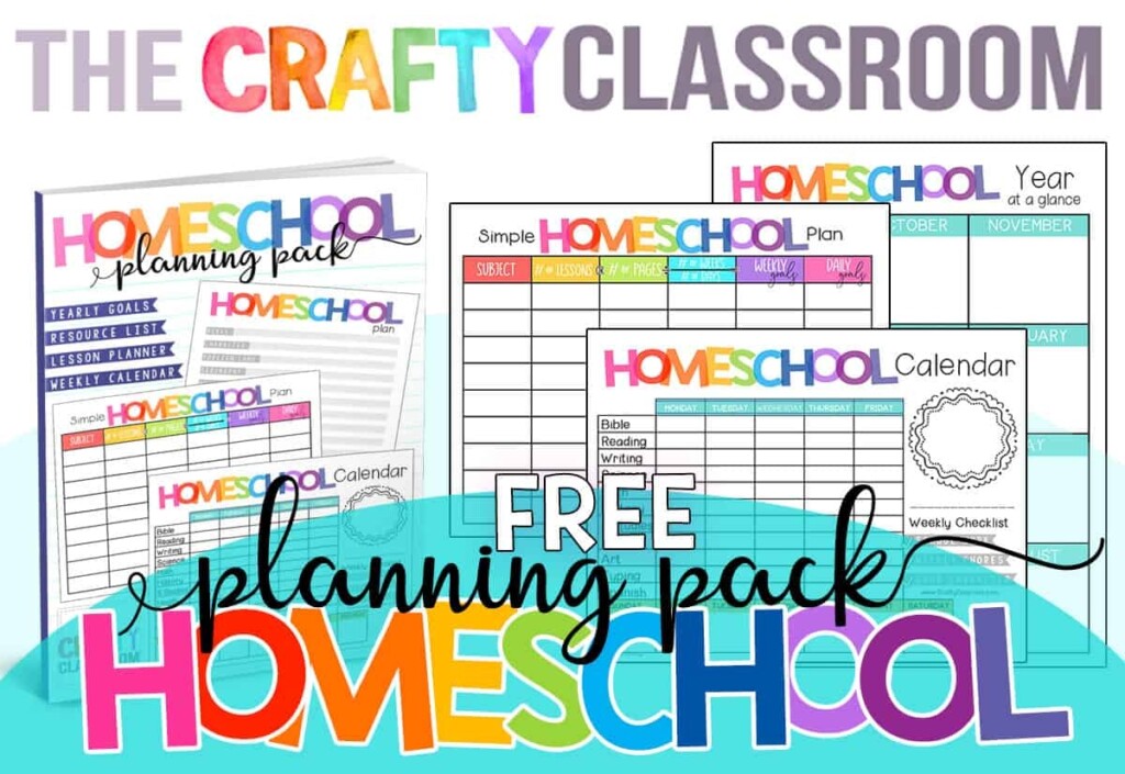 Best Printable Homeschool Planner Printable Free Templates