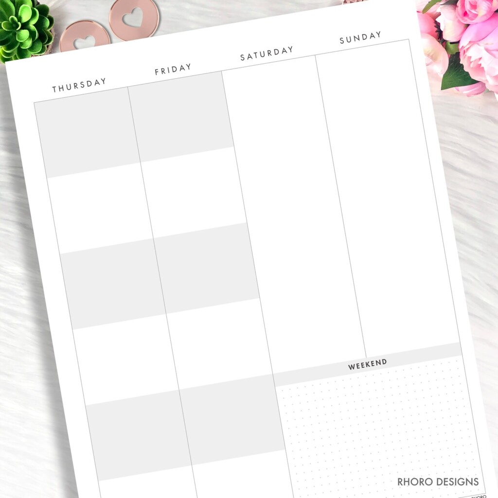 BIG Happy Planner Printable Happy Planner Student Layout Etsy