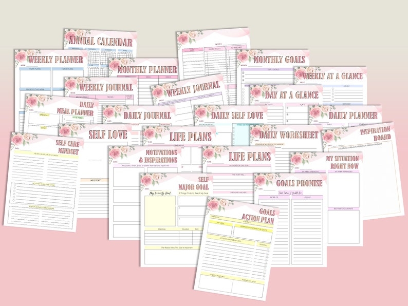 Black Woman Planner Printable African American BIPOC Boss Babe Etsy
