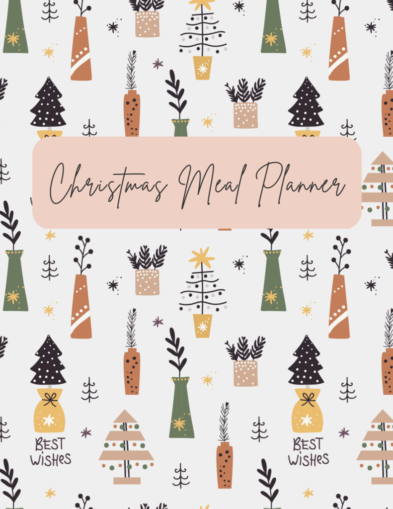 Christmas Meal Planner Printable Meal Plans