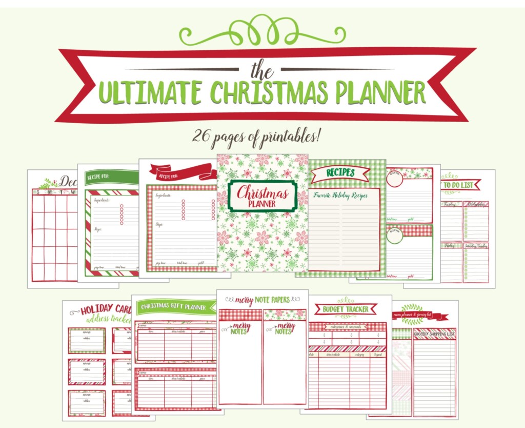 Christmas Planner Printables