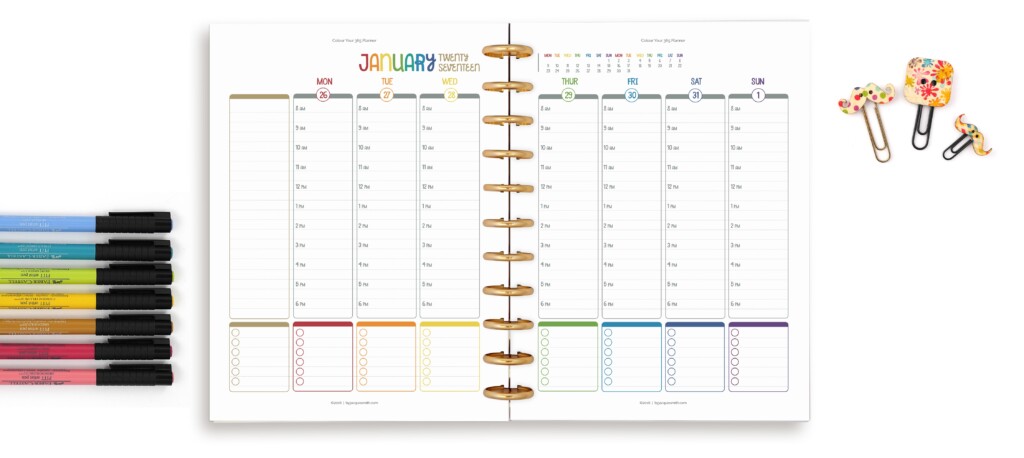 Colour Your 365 Planner Byjacquiesmith