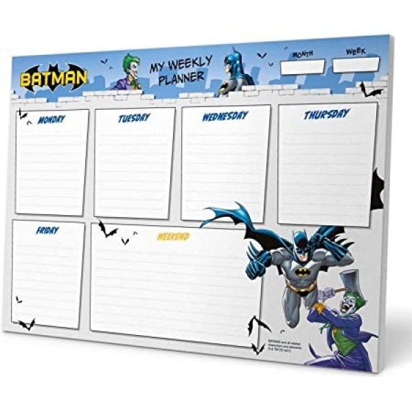 COMICS BATMAN A4 WEEKLY PLANNER BPSA40047 EZ Store A Unique 