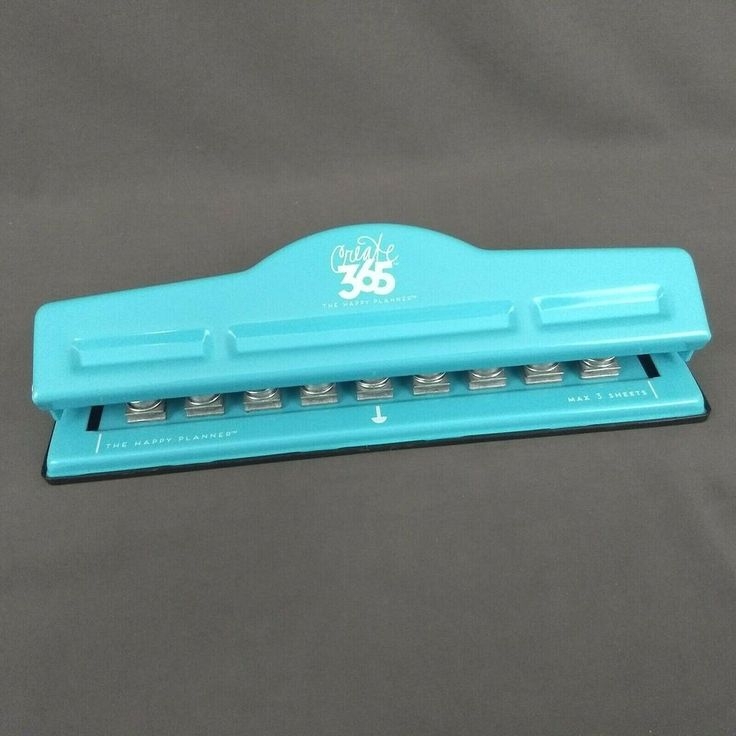 Create 365 Happy Planner 9 Hole Scrapbook 3 Sheet Hole Punch Disc Bound 