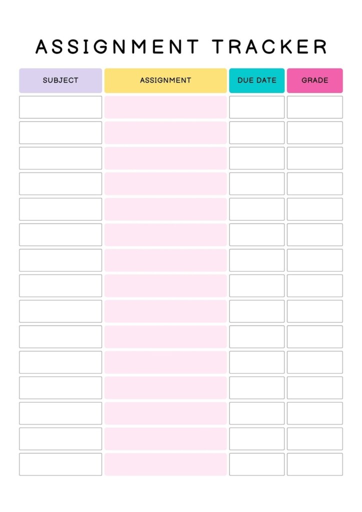Customize 496 Student Planner Templates Online Canva Worksheets 