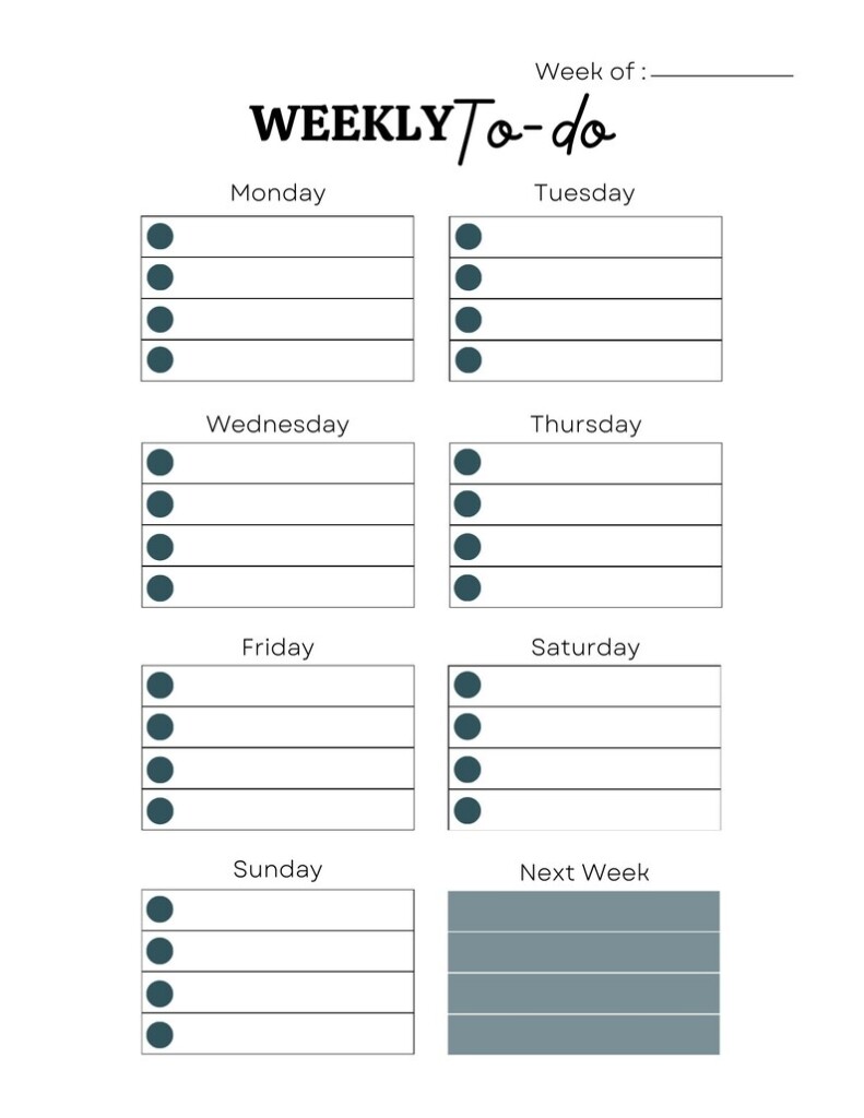 Daily ADHD Planner Printable PDF Etsy