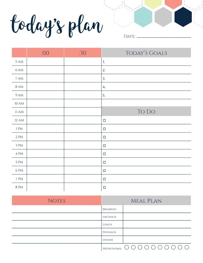 Daily Planner Template Excel Inspirational Daily Calendar Template 