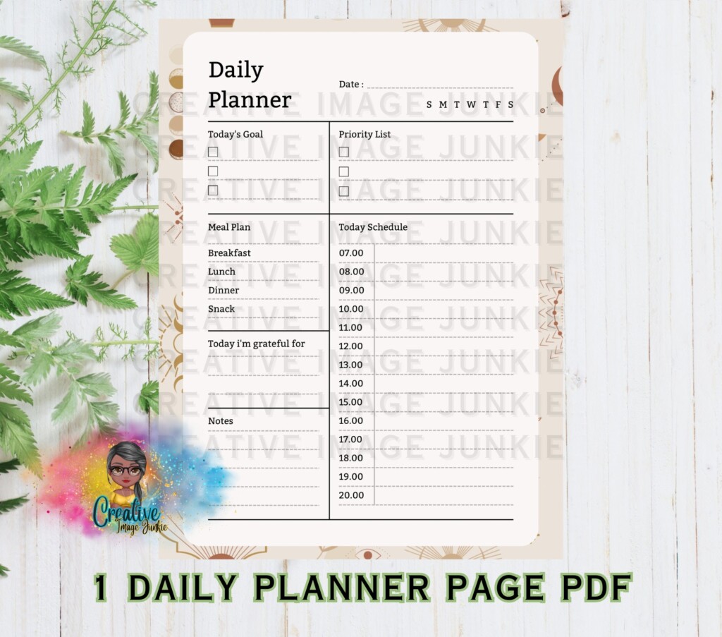 Digital Planner Printable Digital Planner PDF Digital Planner Pages 
