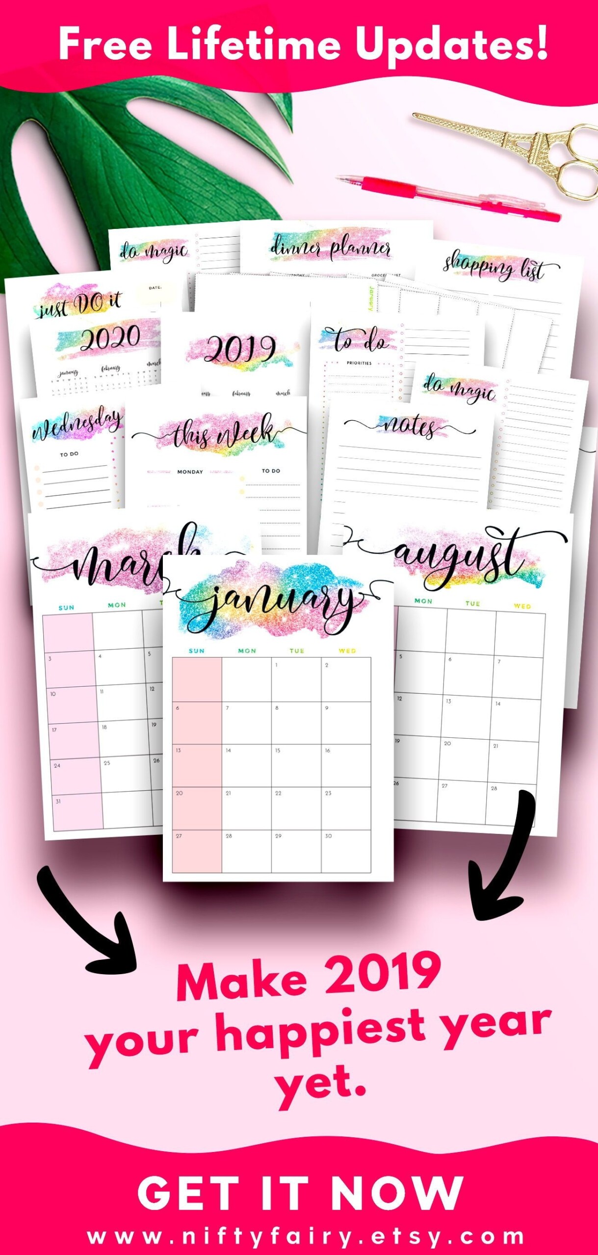 DOWNLOAD NOW Use Code PINTASTIC For 15 OFF This Printable Planner