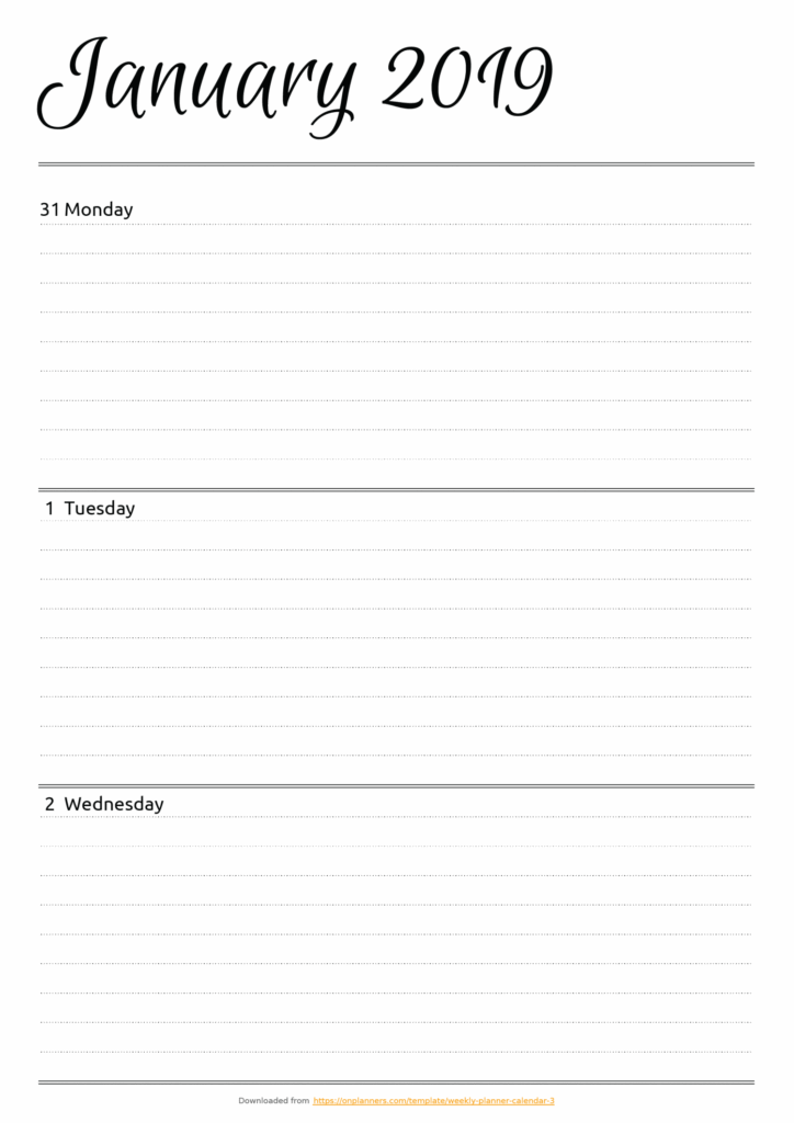 F2024 Weekly Planner Printable Pdf Free Download Theo Adaline