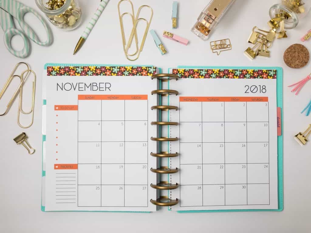 Fall Happy Planner Printable Inserts Organization Obsessed