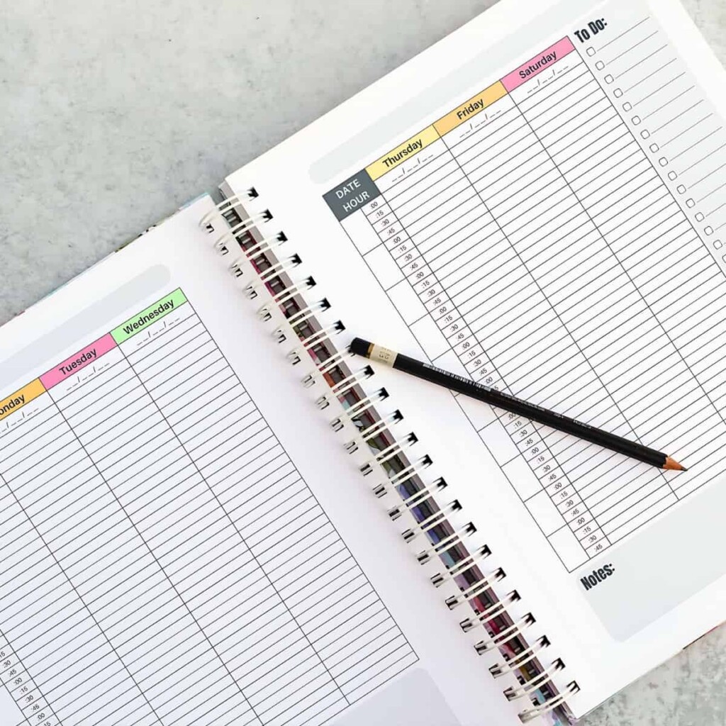 FREE 2 Page Weekly Planner Printable