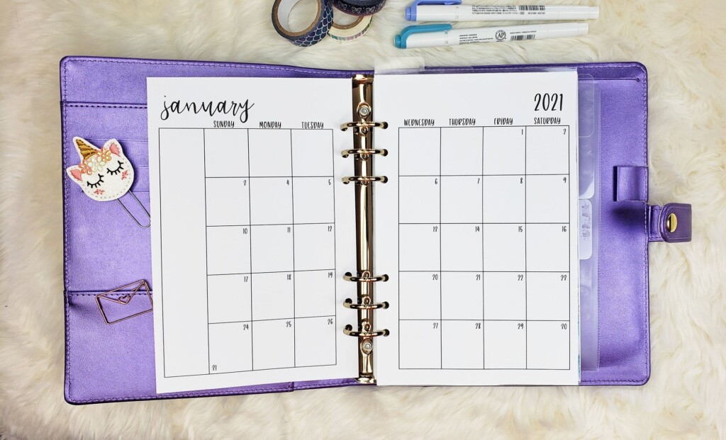 Free A5 Printable Inserts For Your Planner