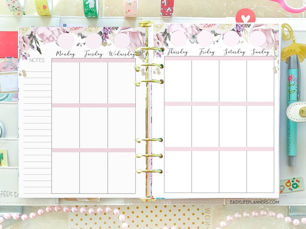 Free A5 Weekly Planner Printables Printable Templates Vrogue co