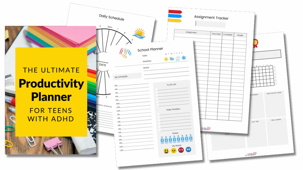 FREE ADHD PLANNER Teens With ADHD